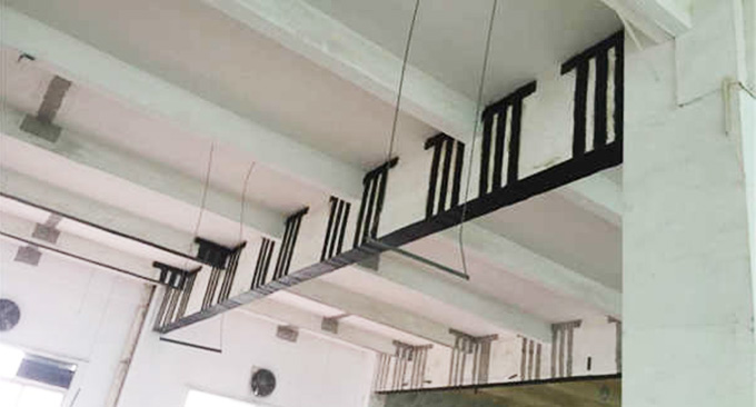 梁粘貼纖維復合材加固法 梁粘貼纖維復合材加固法