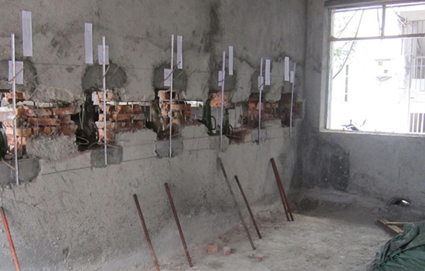 佛山學校頂升糾偏工程